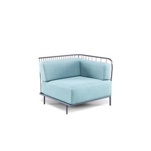 right terminal module / outside in Steel, Fabrics Basic, Fabrics Standard, Fabrics exclusive - Collection Cannole - Accessories by Emu