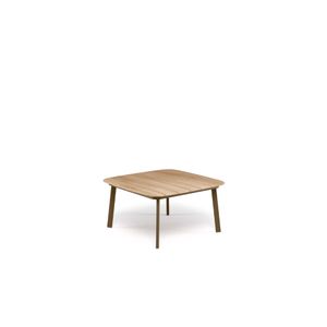 Shine Coffee table with teak top 79x79 - Coffee table by Emu
