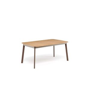 Shine Rectangular table with teak top 166x100 - Table by Emu
