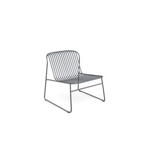 lounge-chair / outside in Steel - Collection Riviera - Chair by Emu