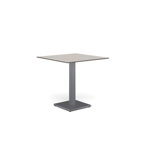 hpl indoor top 79x79 / outside in Steel, HPL - Collection Piani HPL Indoor - Table by Emu
