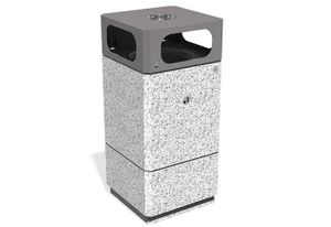 Litter bin  - Concrete waste bin - Model 215 - Accessories by ENCHO ENCHEV - ETE