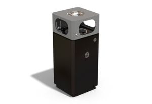 Recycle Bin  - Metal waste bin - Model 217 - Accessories by ENCHO ENCHEV - ETE