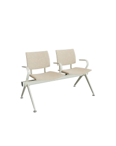 Banco Modular Bio 2 puestos con brazos - Bench by ENEA