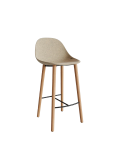 Taburete Mate 4L Wood Medio