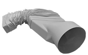 E750000110 Conduit Extensible Arrondi 220x55 D125 - Kitchen cabinet by Esistyle