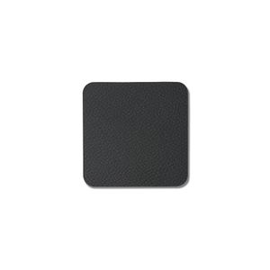Square Glass Mat Set Of 4 Black - Styling by Esma Dereboy