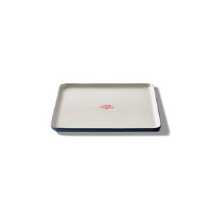 Square Starter Plate Red Coral - Styling by Esma Dereboy