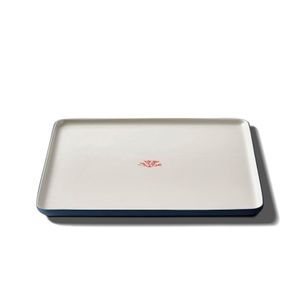 Square Serving Plate Red Coral - Styling by Esma Dereboy