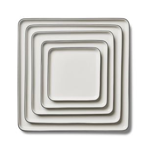 Square Plate Set Black & Ivory - Styling by Esma Dereboy
