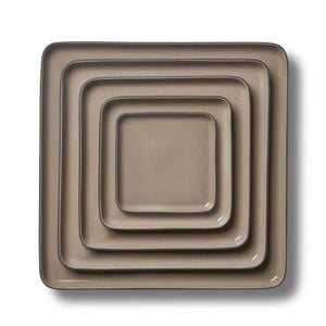Square Plate Set Black & Rock - Styling by Esma Dereboy