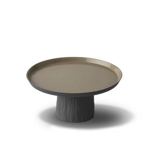 Tree Round Medium Cake Salver Black - Black & Rock - Styling by Esma Dereboy