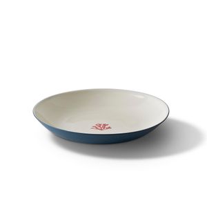 Round Deep Plate Red Coral - Styling by Esma Dereboy