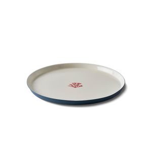 Round Starter Plate Red Coral - Styling by Esma Dereboy