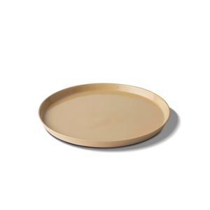 Round Starter Plate Single Colour STRAW - Styling by Esma Dereboy