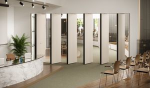 Sliding soundproof partition wall D100 - Screens by Estfeller Pareti