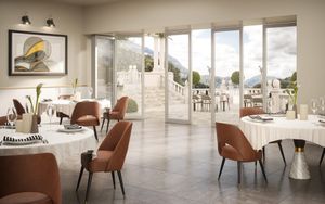 Thermoglas external sliding wall - Screens by Estfeller Pareti