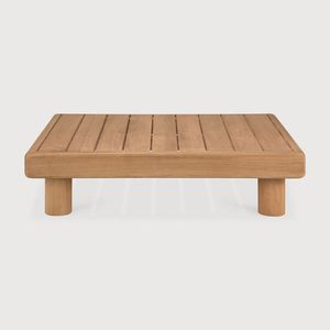 Monocle outdoor coffee table - Natural - 83 x 83 x 20 cm (10110409) - Coffee table by Ethnicraft