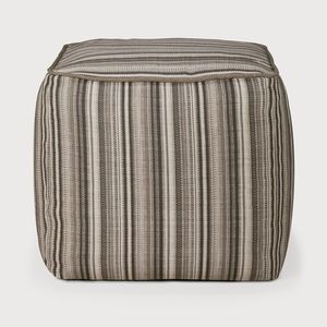 Zahara outdoor pouf - Grey - 50 x 50 x 45 cm (10120183) - Pouf by Ethnicraft