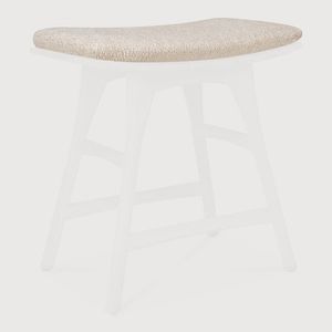 Osso outdoor stool cushion - Natural - 50 x 33 x 2 cm (10121245) - Stool by Ethnicraft