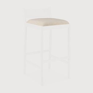 Jack outdoor bar stool cushion - Natural - 41 x 42 x 3 cm (10121290) - Stool by Ethnicraft
