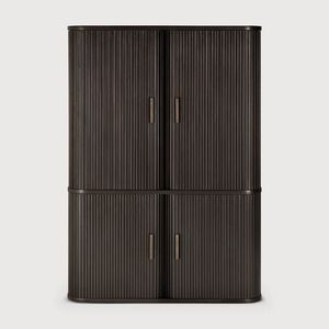 Roller Max filing cabinet - Dark Brown - 100 x 45 x 142 cm (10135028) - Cabinet by Ethnicraft