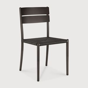 Elin outdoor dining chair - Dark Bronze - 45 x 51 x 84 cm (10160571) - Chair by Ethnicraft