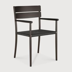 Elin outdoor dining chair - Dark Bronze - 52 x 57 x 84 cm (10160572) - Chair by Ethnicraft