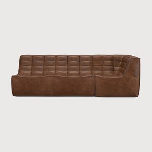 N701 modular sofa set - Chestnut - 231 x 91 x 76 cm (10S22194) - Sofa by Ethnicraft