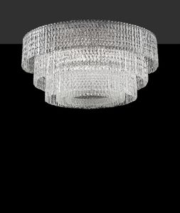 CASCADE PL 82 - Crystal ceiling lamp - Ceiling lamp by Euroluce Lampadari