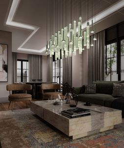 Astract Ellipse - Ceiling lamp by Euroluce Lampadari