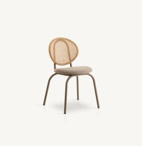 Loop dining chair with metal legs - Chair by EXPORMIM