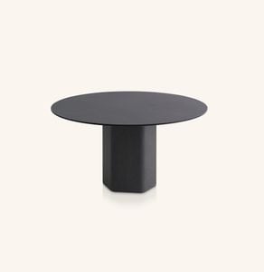 Talo outdoor round dining table - Table by EXPORMIM