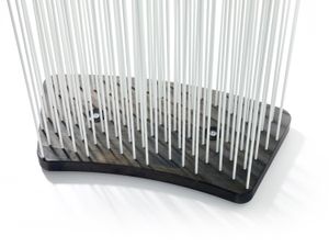 Sticks sharp curved base with LED - Screens by Extremis