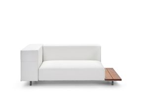 Walrus corner seat with side table - Side table by Extremis