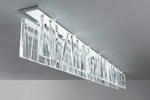 Tile L2 (Strip LED) D95 Ceiling lamp - Ceiling lamp by Fabbian