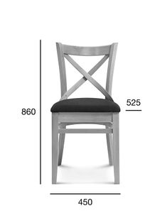 Bistro.1 chair A-9907/2 - Chair by Fameg