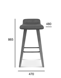 Cleo bar stool BST-1605 - Stool by Fameg