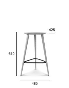 Finn bar stool BST-1609/61 - Stool by Fameg
