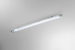 Plafoniera stagna Atlantic per tubi a LED bilampada in Policarbonato - Ceiling lamp by Fan Europe Lighting