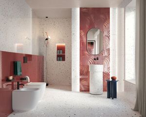 GOCCE BIANCO Materia brillante - Wall tile-stone-brick by FAP ceramiche