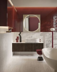 GROOVE BIANCO Materia - Wall tile-stone-brick by FAP ceramiche