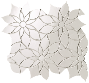 ONICE NEVE DAISY MOSAICO BRILLANTE Roma gold - Wall tile-stone-brick by FAP ceramiche
