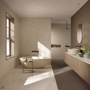 SASSI TORTORA Materia - Wall tile-stone-brick by FAP ceramiche