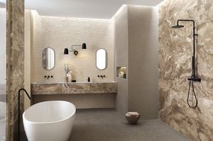 TAUPE Sheer - Wall tile-stone-brick by FAP ceramiche