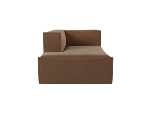 Catena Sofa Chaise Longue Left L600 - Rich Velvet - Soft Brown - Sofa by Ferm Living