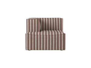 Catena Sofa Chaise Longue Left S600 - Louisiana - Sand/Chocolate - Sofa by Ferm Living