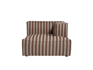 Catena Sofa Chaise Longue Right L601 - Louisiana - Sand/Chocolate - Sofa by Ferm Living