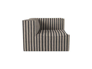 Catena Sofa Connect Corner L200 - Louisiana - Sand/Black - Sofa by Ferm Living