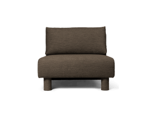 Dase Sofa Center - Soft Bouclé - Dark Brown - Sofa by Ferm Living